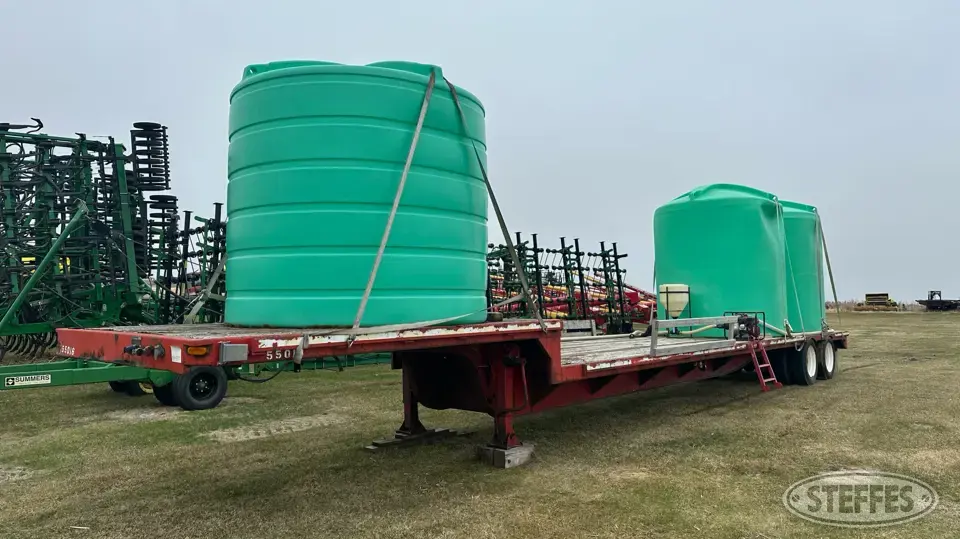 1990 Utility Step Deck Trailer