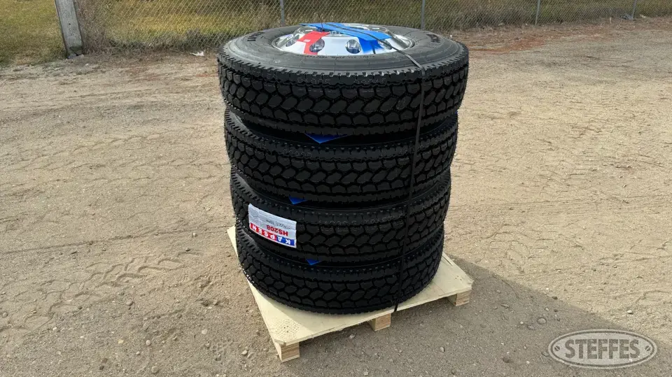 (4) Kapsen HS208 11R22.5 Tires Truck Tire