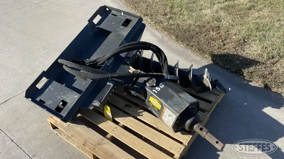 2015 Bobcat 15C Skid Steer Augers-Post Driver