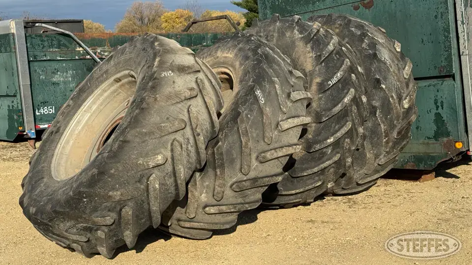(4) Michelin 650/65R38 tires Tractor-Implement Tire