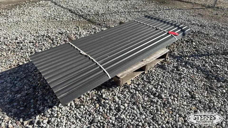 Approx. (25) steel siding sheets Construction Support Item
