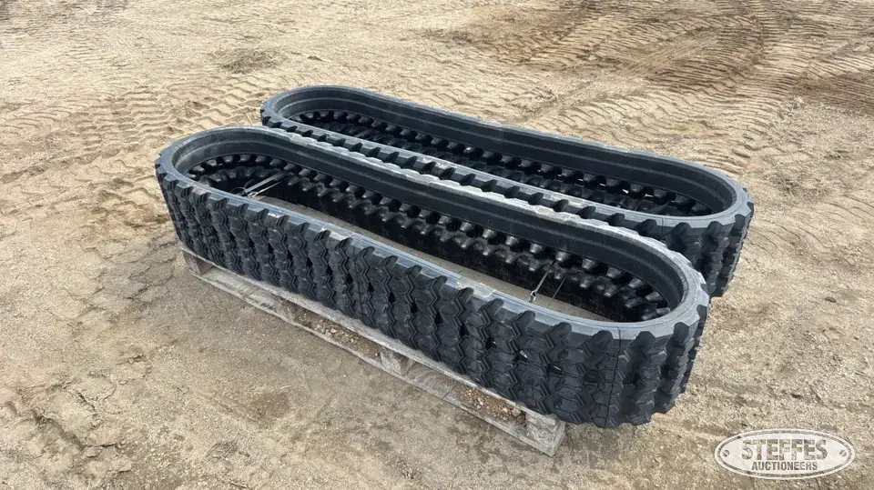 (2) Camso skid steer tracks