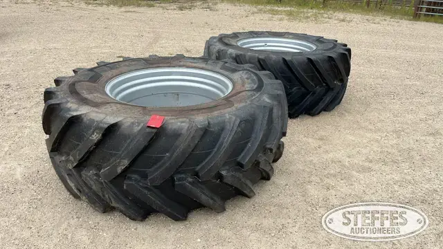 (2) Alliance 710/70R38 tires
