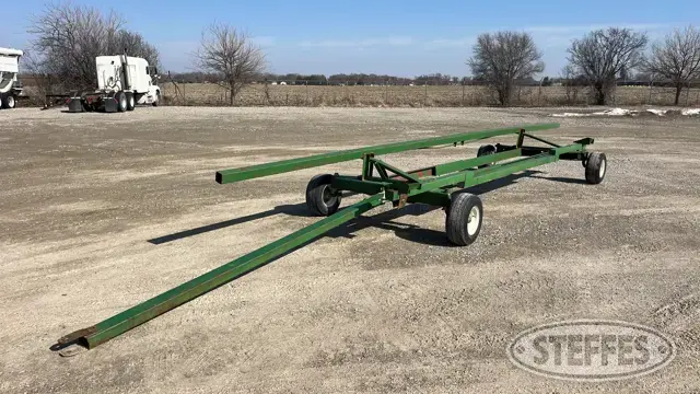 Shop-built header trailer