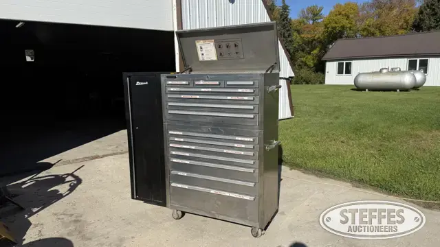 Steel glide tool chest