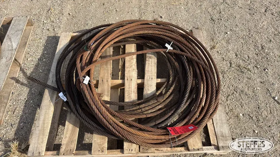 (4) 3/4" steel cables Construction Support Item
