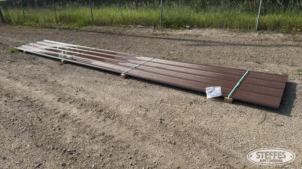 (22) Corrugated steel sheets General Tools and Shop Supply