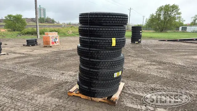 (8) Zwarthz 11R24.5 tires