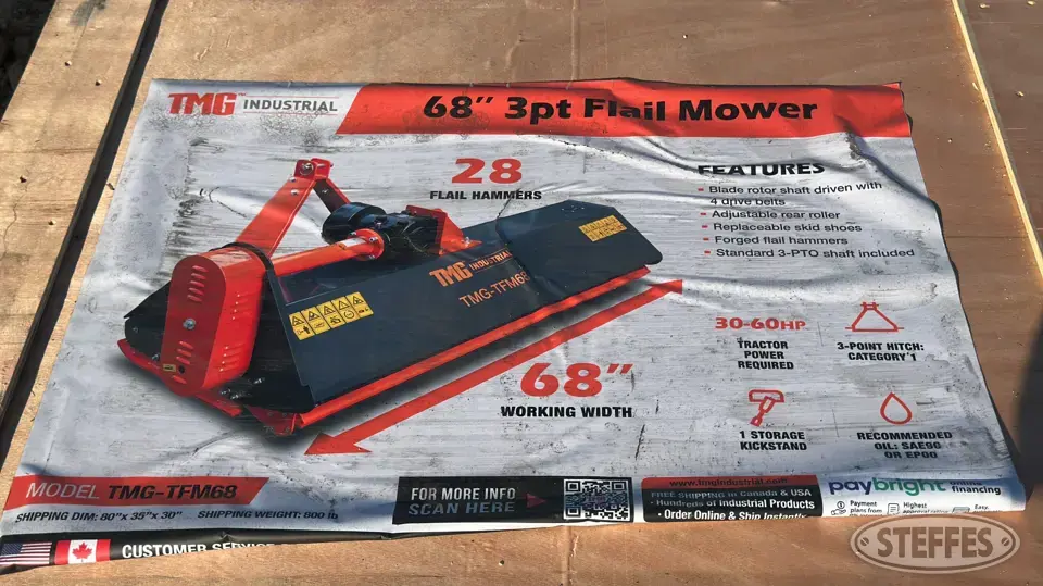 2025 TMG TFM68 Flail Mower