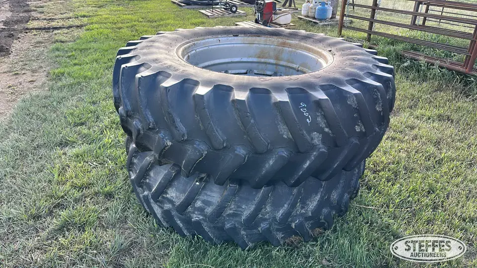 (2) Firestone 20.8R38 tires Tractor-Implement Tire