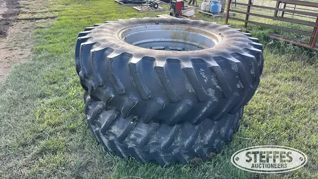 (2) Firestone 20.8R38 tires
