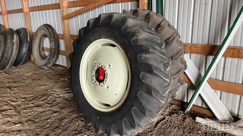 (2) General Farm-Trac 18.4-34 tires Tractor-Implement Tire