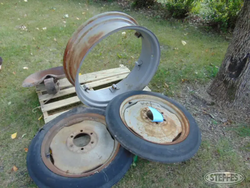 Ford tractor rims and seat Ag Equipment Part