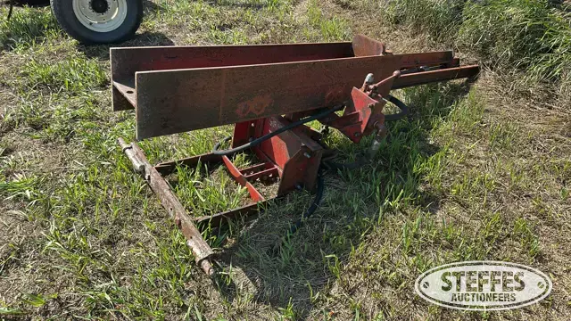 Shop-built hyd. post pounder