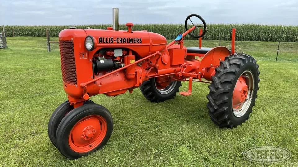 1948 Allis Chalmers C Collectible Show Tractors-Stationary Engine