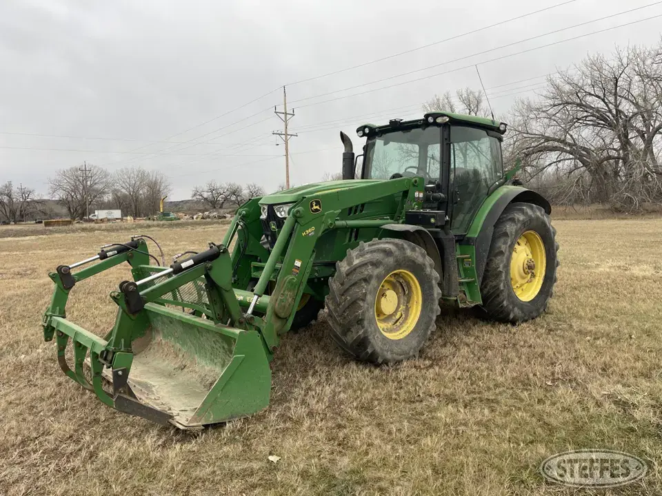 2015 John Deere 6150R MFWD Tractor