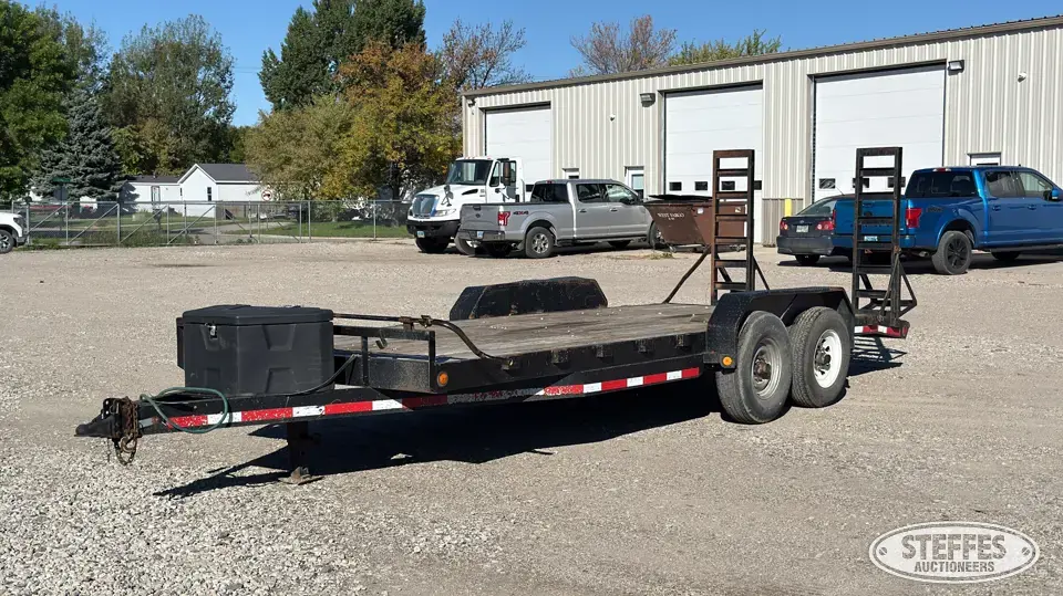 Tandem axle equipment trailer Flatbed Trailer