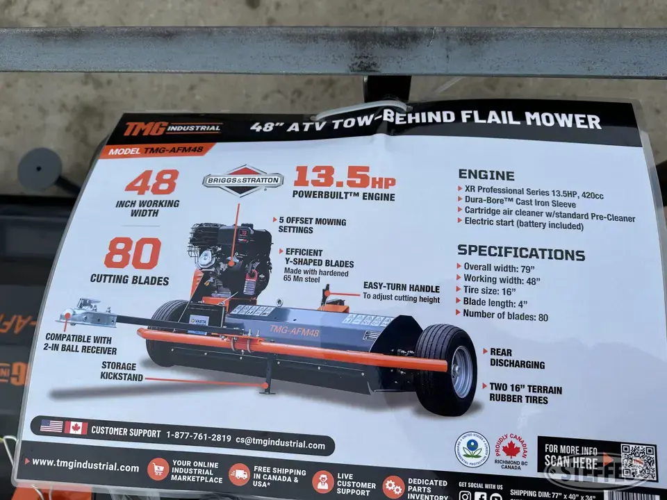 2023 TMG AFM48 Flail Mower