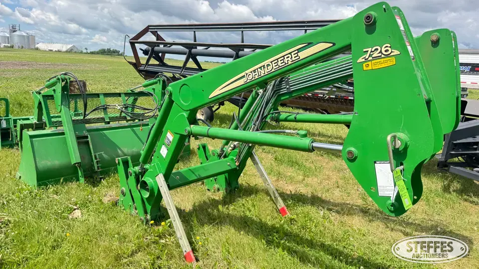 John Deere 726 Tractor Loaders and Attachment