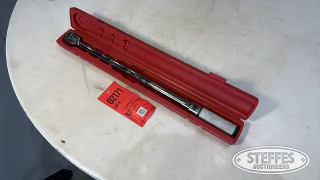 Snap-on torque wrench