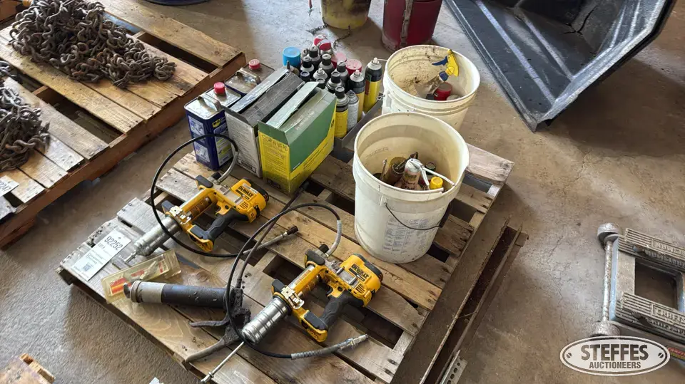 (2) DeWalt cordless grease guns Power Tool