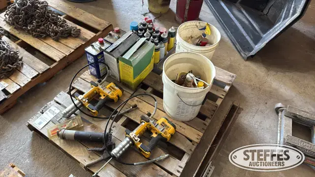 (2) DeWalt cordless grease guns