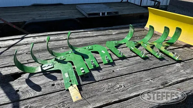 (8) John Deere planter tire scrapers