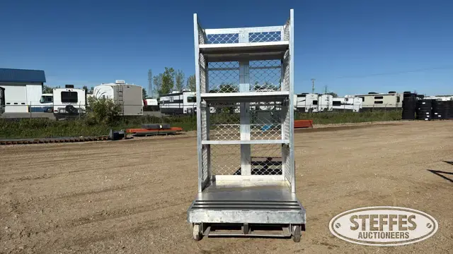 Rolling storage cart