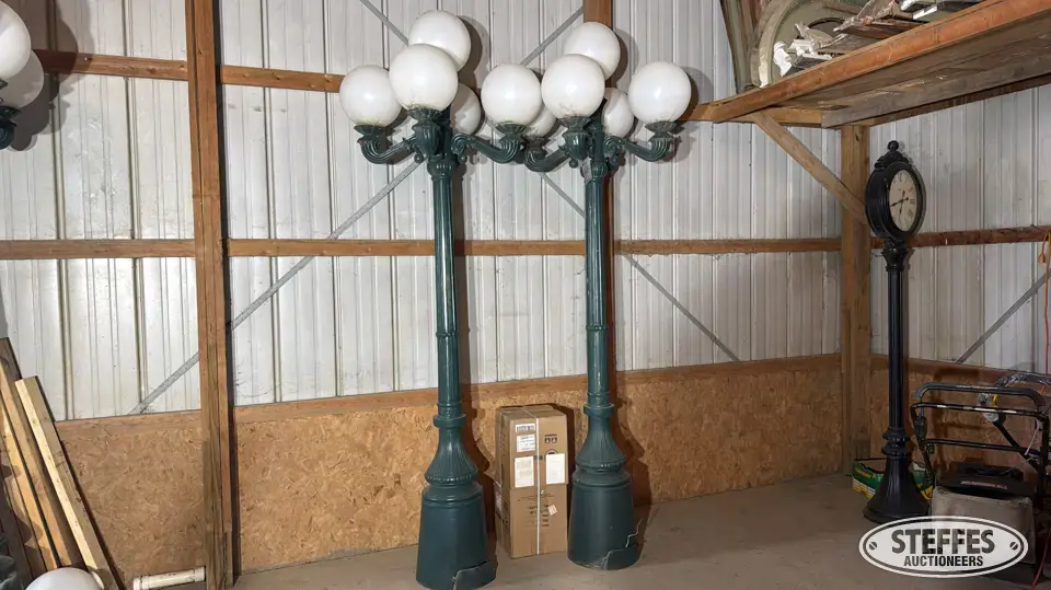 (2) Street lights, two replacement globes Personal Property