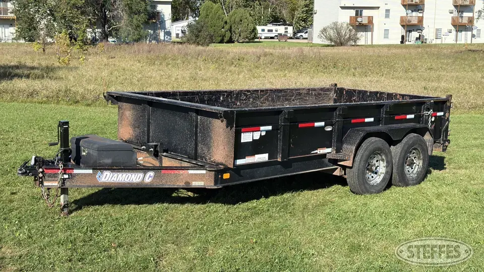 2014 Diamond C Road Clipper Bumper Dump Trailer