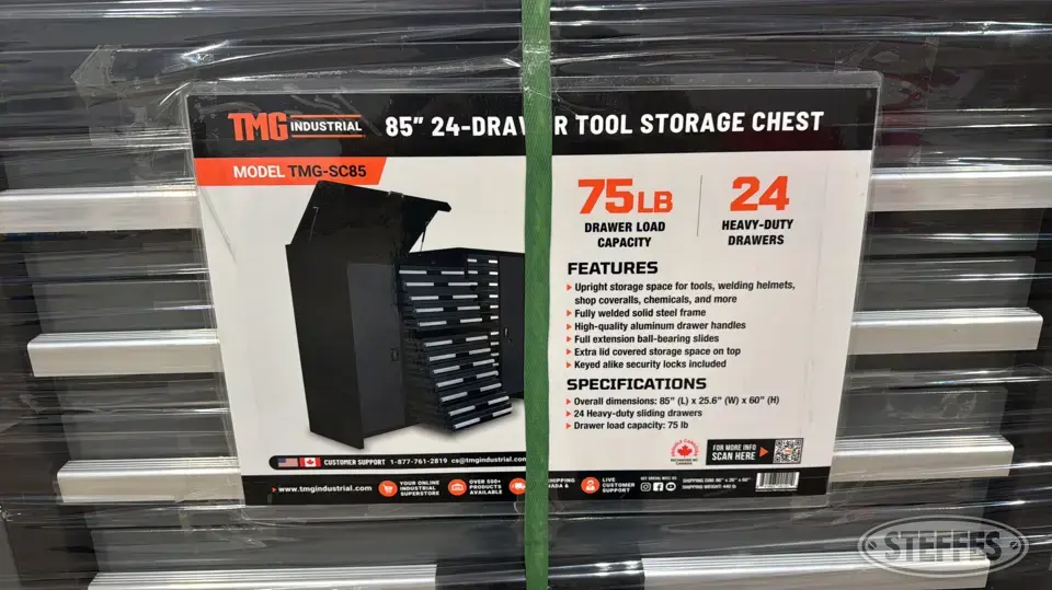 2025 TMG SC85 Storage and Bench