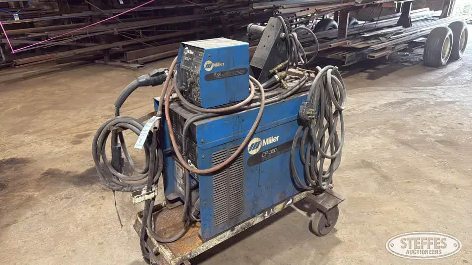 Miller CP-300 wire feed welder Welding
