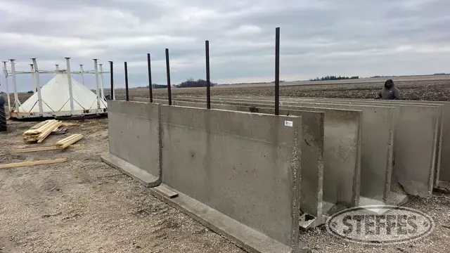 (2) Concrete T-walls