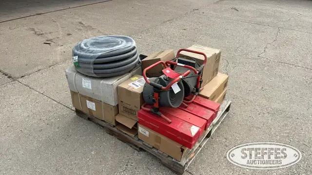 Pallet of electric fencing