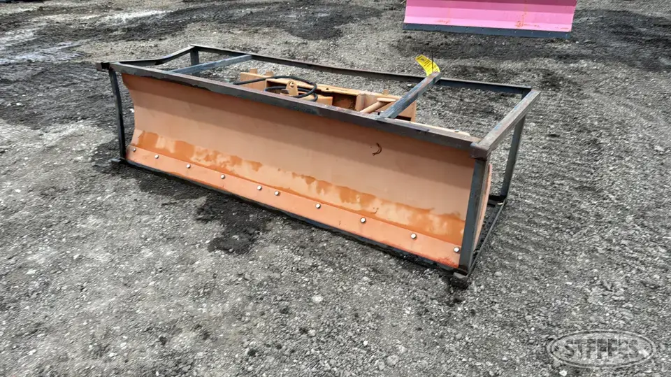 TMG skid steer snowplow Skid Steer Snow Pushers and Snowblower