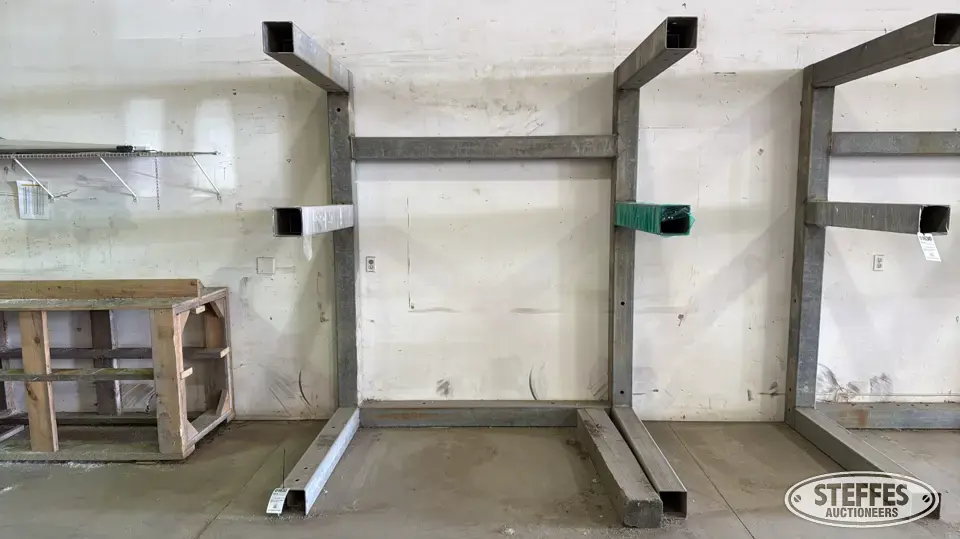 Steel rack Storage and Bench