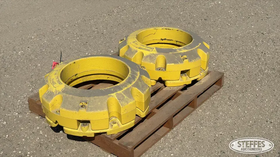 (2) John Deere wheel weights Tractor Part