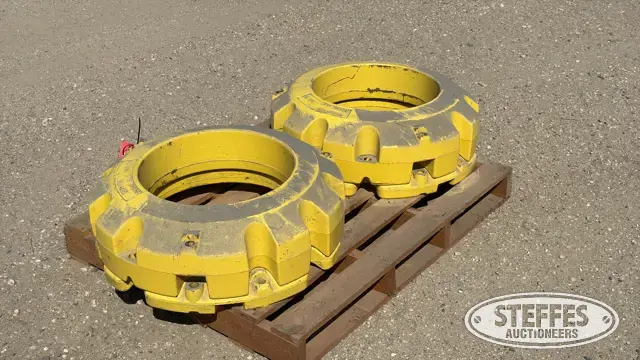 (2) John Deere rear wheel weights