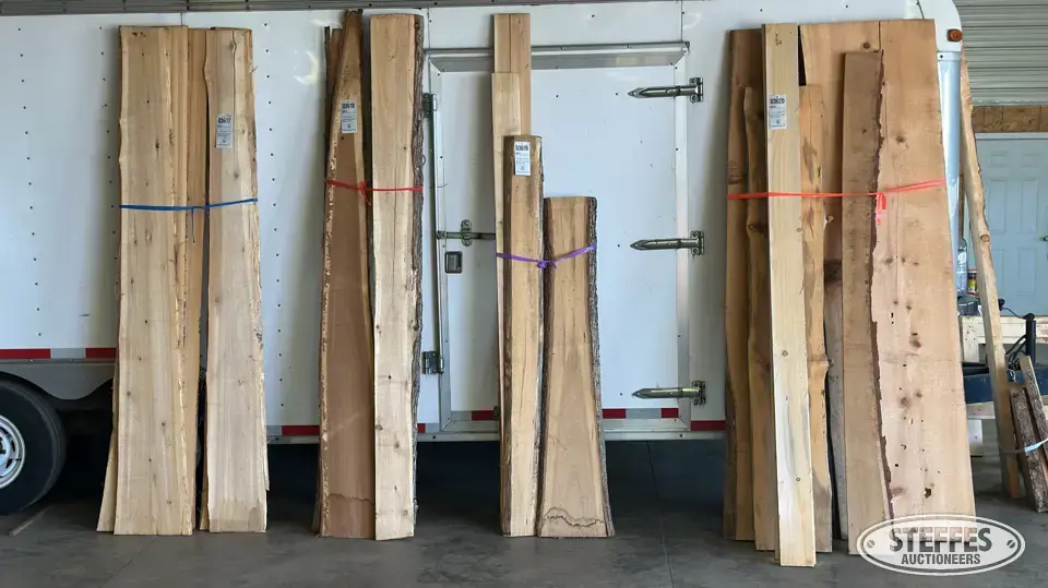 (3) Hickory slabs & (2) white cedar boards Business Inventory