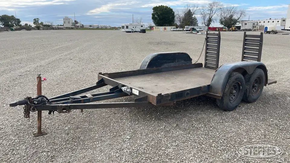 1979 Kiefer Built tandem axle equipment trailer Utility Trailer