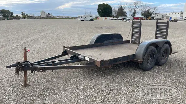 1979 Kiefer Built tandem axle equipment trailer