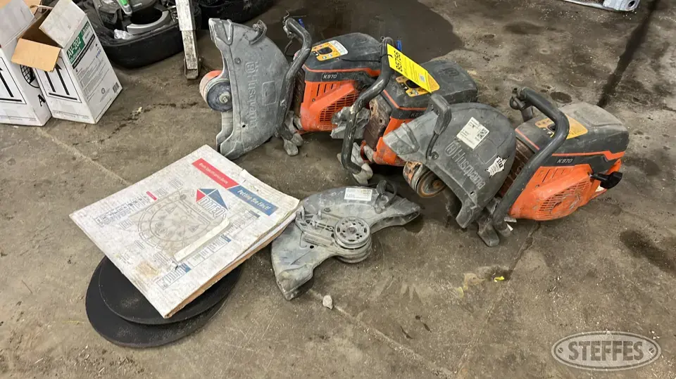 (3) Husqvarna K970 Power Tool