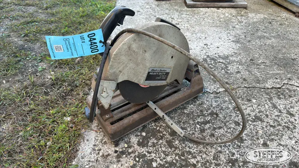 Black & Decker Chop Saw General Tools and Shop Supply