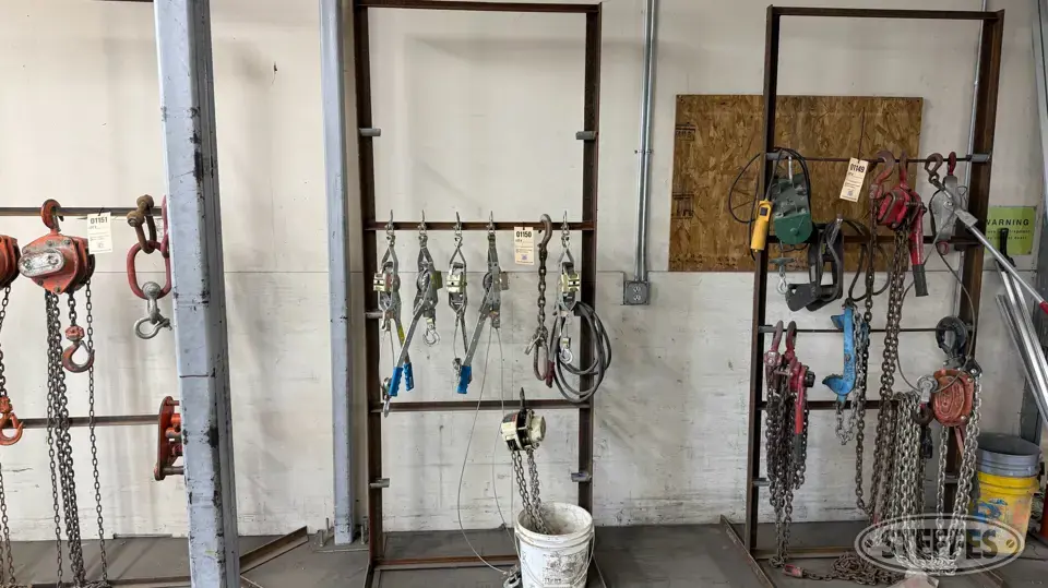 Shop-built metal rack General Tools and Shop Supply
