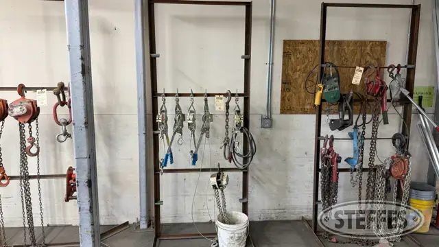 Shop-built metal rack