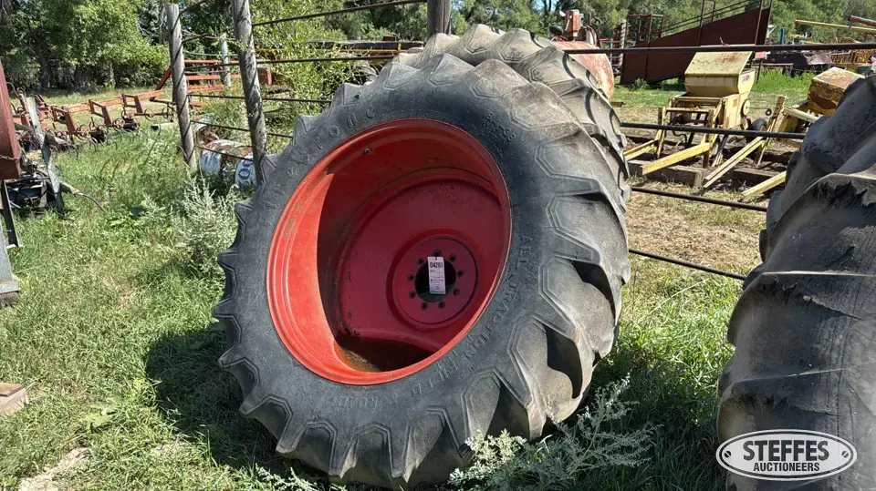 (2) Firestone 18.4-38 tires Tractor-Implement Tire