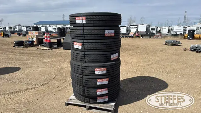 (8) Aosen ALS915 11R24.5 tires