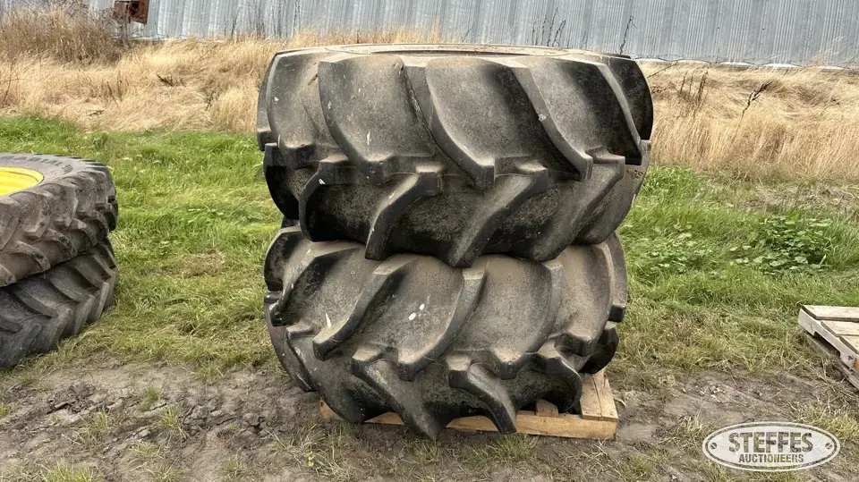 (2) Goodyear 28L-26 R&C tires Tractor-Implement Tire