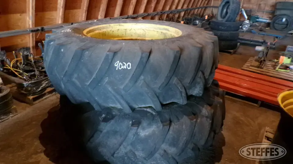 (2) Armstrong 20.8-38 tires Tractor-Implement Tire