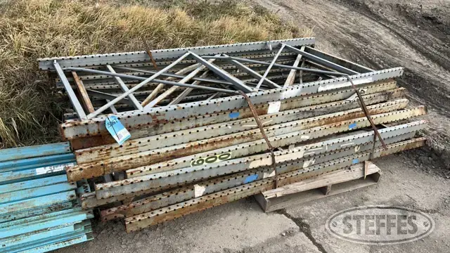 (10) Pallet rack uprights